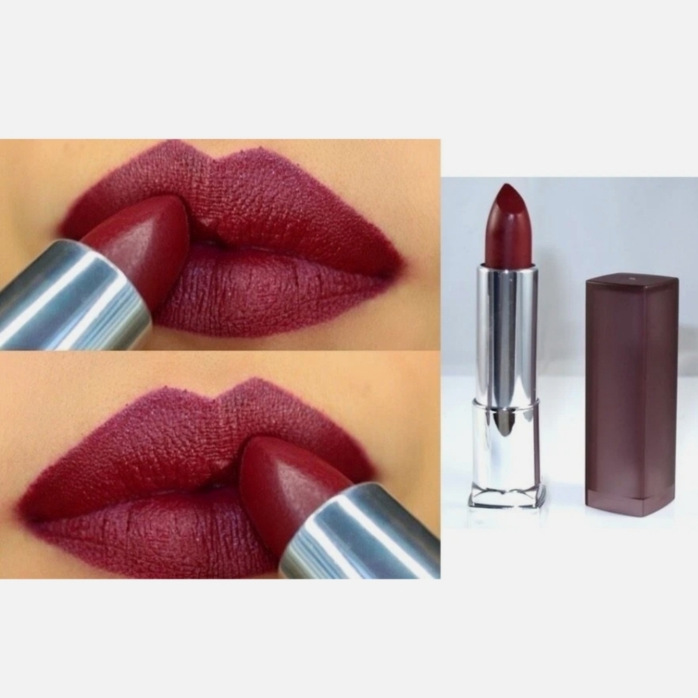⭐4/$15 Maybelline Color Sensational Matte Lipstick Divine Wine